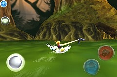画像ギャラリー No.004のサムネイル画像 / ［iPhone］ゲームロフト，三人称視点アクション「レイマン 海賊船からの脱出！」をリリース
