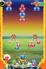 画像ギャラリー No.008のサムネイル画像 / タイトー,iPhone用アクションパズル「ニューパズルボブル」を本日リリース。狙った場所にバブルを落とせる“ジャンプショット”を使いこなそう