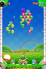 画像ギャラリー No.009のサムネイル画像 / タイトー,iPhone用アクションパズル「ニューパズルボブル」を本日リリース。狙った場所にバブルを落とせる“ジャンプショット”を使いこなそう