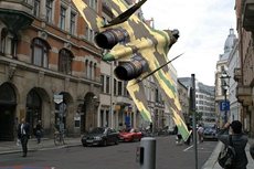 画像ギャラリー No.006のサムネイル画像 / 「ACE COMBAT ASSAULT HORIZON」に登場する戦闘機3機をARで楽しめるiOS用アプリ「戦闘機AR：エースコンバット アサルト・ホライゾン」配信開始