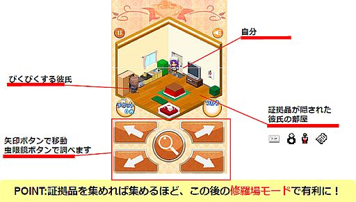 画像ギャラリー No.002のサムネイル画像 / 証拠を突きつけ浮気男を追い詰めろ。「THE 浮気ゲーム」のiPhone版が登場