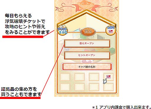 画像ギャラリー No.004のサムネイル画像 / 証拠を突きつけ浮気男を追い詰めろ。「THE 浮気ゲーム」のiPhone版が登場