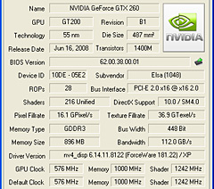 画像ギャラリー No.007のサムネイル画像 / 55nm版GeForce GTX 260レビュー掲載。最大で10W弱の消費電力低減を確認