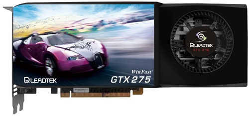 画像ギャラリー No.001のサムネイル画像 / Leadtek，リファレンス準拠のGeForce GTX 275搭載カードを発表