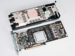 画像ギャラリー No.006のサムネイル画像 / ASUSオリジナルデザインのGeForce GTX 275搭載カードを試す。リファレンスカードから約10W低下した消費電力に注目