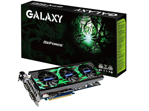 画像ギャラリー No.001のサムネイル画像 / Galaxy,3連ファン仕様GPUクーラー搭載のGTX 285カードを発売