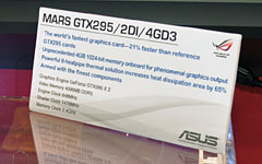 画像ギャラリー No.005のサムネイル画像 / ［COMPUTEX］ASUS，GTX 285を2基搭載した独自設計のGTX 295カード「MARS」