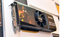 画像ギャラリー No.003のサムネイル画像 / ［COMPUTEX］ZOTAC，シングルPCB版の「GeForce GTX 295」をひっそり展示。6月12日以降に出荷へ