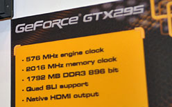 画像ギャラリー No.006のサムネイル画像 / ［COMPUTEX］ZOTAC，シングルPCB版の「GeForce GTX 295」をひっそり展示。6月12日以降に出荷へ