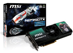 画像ギャラリー No.001のサムネイル画像 / MSI，シングルPCB仕様の「GeForce GTX 295」カードを発売