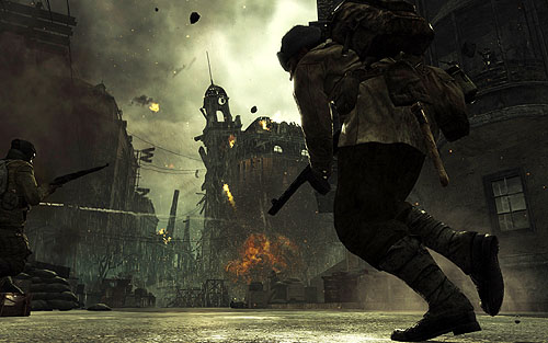 画像ギャラリー No.002のサムネイル画像 / ［GC 2008＃47］ついにベールを脱いだ！　「Call of Duty：World at War」の続報は，太平洋戦線とはまったく雰囲気の違うソビエト・キャンペーン