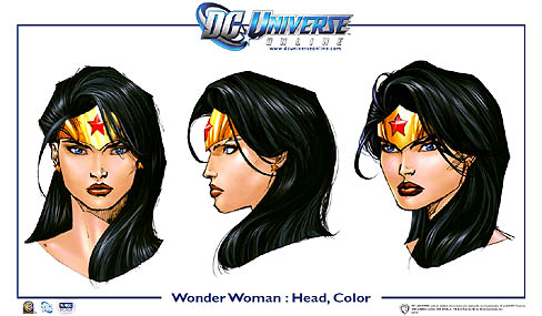 画像ギャラリー No.003のサムネイル画像 / Sony Online Entertainmentが,MMOアクション「DC Universe Online」に登場するワンダーウーマンのアートワークを公表