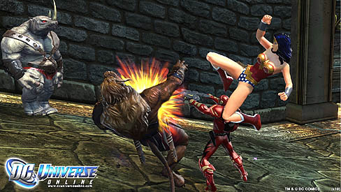 画像ギャラリー No.007のサムネイル画像 / Sony Online Entertainmentが,MMOアクション「DC Universe Online」に登場するワンダーウーマンのアートワークを公表