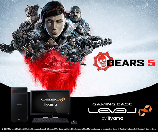 画像ギャラリー No.001のサムネイル画像 / LEVEL∞,「Gears 5」「Borderlands 3」推奨ゲームPCを発売。Ryzen 3000シリーズを採用