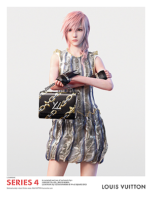 画像ギャラリー No.002のサムネイル画像 / 「FFXIII」のライトニングさんがルイ・ヴィトン広告キャンペーンのモデルに。世界各国で発売される雑誌の広告やPVに起用
