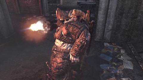 画像ギャラリー No.017のサムネイル画像 / 「Gears of War 2」の最新スクリーンショット40点＆限定版同梱の“金色のランサー アサルトライフル”の画像を掲載