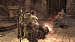 画像ギャラリー No.044のサムネイル画像 / 「Gears of War 2」の最新スクリーンショット40点＆限定版同梱の“金色のランサー アサルトライフル”の画像を掲載
