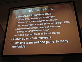 画像ギャラリー No.031のサムネイル画像 / ［TGS 2009］Epic Gamesが語る「ゲーム開発，四つの秘訣」。特別講演「『Gears of War』フランチャイズを世界の舞台へ」レポート