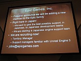 画像ギャラリー No.032のサムネイル画像 / ［TGS 2009］Epic Gamesが語る「ゲーム開発，四つの秘訣」。特別講演「『Gears of War』フランチャイズを世界の舞台へ」レポート