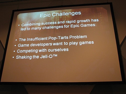 画像ギャラリー No.034のサムネイル画像 / ［TGS 2009］Epic Gamesが語る「ゲーム開発，四つの秘訣」。特別講演「『Gears of War』フランチャイズを世界の舞台へ」レポート