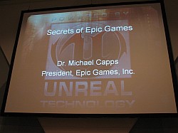 画像ギャラリー No.035のサムネイル画像 / ［TGS 2009］Epic Gamesが語る「ゲーム開発，四つの秘訣」。特別講演「『Gears of War』フランチャイズを世界の舞台へ」レポート