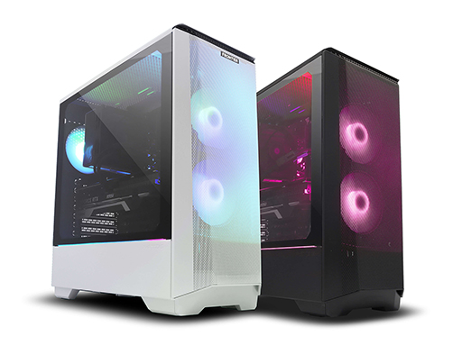 画像ギャラリー No.001のサムネイル画像 / ソフト不要でLEDをカスタマイズできる光るゲームPCがFRONTIERから