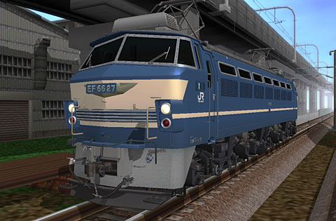 画像ギャラリー No.002のサムネイル画像 / 「鉄道模型シミュレーター オンライン」,電気機関車「EF66」登場