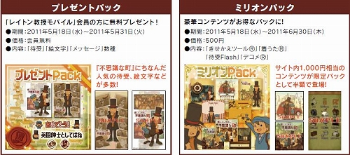 画像ギャラリー No.002のサムネイル画像 / 「レイトン教授と不思議な町」国内累計100万本を出荷。記念パックが配信に