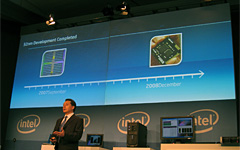 画像ギャラリー No.003のサムネイル画像 / Intel，CeBIT 2009で32nmプロセスの現状を紹介し，32nmプロセスCPUのClarkdaleとArrandaleをデモ
