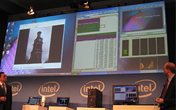 画像ギャラリー No.007のサムネイル画像 / Intel，CeBIT 2009で32nmプロセスの現状を紹介し，32nmプロセスCPUのClarkdaleとArrandaleをデモ