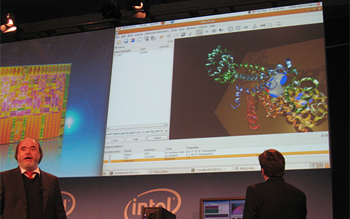 画像ギャラリー No.010のサムネイル画像 / Intel，CeBIT 2009で32nmプロセスの現状を紹介し，32nmプロセスCPUのClarkdaleとArrandaleをデモ