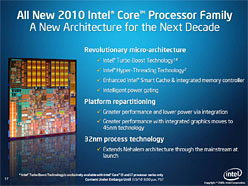 画像ギャラリー No.003のサムネイル画像 / Intel,グラフィックス機能を統合した新型CPU「Core i7/i5/i3」正式発表