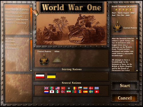 画像ギャラリー No.001のサムネイル画像 / 第一次大戦ストラテジーの新作「World War One:La Grande Guerre 14-18」が発表