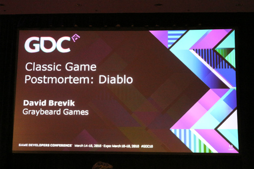 画像ギャラリー No.002のサムネイル画像 /  ［GDC 2016］最初の企画ではターン制のRPGだった。タイトルは山の名前から。「Diablo」20周年を迎え，当時のリードプログラマーが語る開発物語