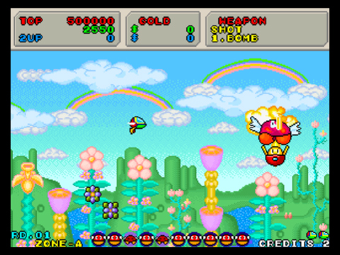 画像ギャラリー No.001のサムネイル画像 / システム16向けにアップグレードされた「ファンタジーゾーンII」の体験版をUp