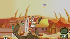 画像ギャラリー No.005のサムネイル画像 / 連載「PCゲームを持ち出そう!」。第59回はPSP用対戦アクション「Worms: Open Warfare 2」を紹介