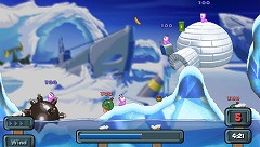 画像ギャラリー No.013のサムネイル画像 / 連載「PCゲームを持ち出そう!」。第59回はPSP用対戦アクション「Worms: Open Warfare 2」を紹介