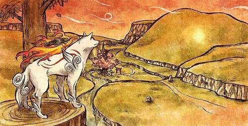 画像ギャラリー No.002のサムネイル画像 / 「大神」ファン垂涎,世界観を凝縮した絵本「大神絵物語」を発売