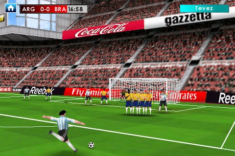 画像ギャラリー No.006のサムネイル画像 / ［iPhone］iPhone用サッカーゲーム「リアルサッカー2009」配信