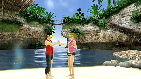 画像ギャラリー No.003のサムネイル画像 / グランゼーラ，PlayStation Homeにラウンジ「南の島の隠れ家」オープン