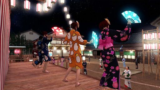 画像ギャラリー No.002のサムネイル画像 / PS Homeラウンジ「大江戸・大商店と長屋」で盆踊りイベントを開催。8日から