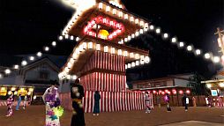 画像ギャラリー No.003のサムネイル画像 / PS Homeラウンジ「大江戸・大商店と長屋」で盆踊りイベントを開催。8日から