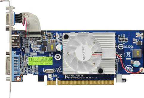 画像ギャラリー No.001のサムネイル画像 / リンクス,HDMI出力標準対応のGIGABYTE製HD 4350カードを発売