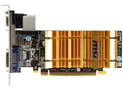画像ギャラリー No.001のサムネイル画像 / MSI,Low Profile仕様でファンレスのHD 4550カードを発売