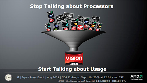 画像ギャラリー No.004のサムネイル画像 / AMD，Fusionを推進する「VISION」ブランドを立ち上げ。PhenomもTurionもRadeonも，VISIONの中に溶けていく