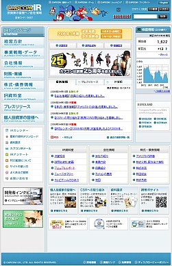 画像ギャラリー No.001のサムネイル画像 / カプコン，“IRサイトランキング2009”にて全上場企業中第1位を獲得