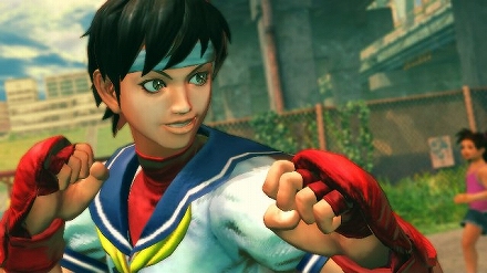 画像ギャラリー No.021のサムネイル画像 / 「ストリートファイターIV」のテレビCFは高田光莉さん演じる「さくら」が主役！　撮影現場の様子をお届け