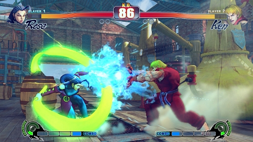 画像ギャラリー No.002のサムネイル画像 / X360/PS3版「ストリートファイターIV」，追加キャラ“ローズ”の必殺技を紹介