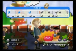 画像ギャラリー No.001のサムネイル画像 / ゲーマーのための「Wii Music」ムービークリップ。「ゼルダ」と「マリオ」を弾いてみた