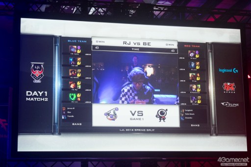 画像ギャラリー No.018のサムネイル画像 / 「League of Legends」の公式国内リーグ戦「LJL 2016 Spring Split」開幕戦フォトレポート。日本展開を間近に控え，ハイレベルな試合が展開